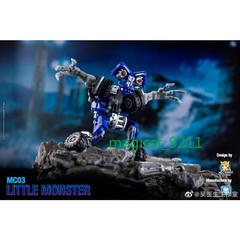 DR.WU Little Monster Action Figure TOY 8CM MC03T Wheelie Trucks Robots PVC/ABS