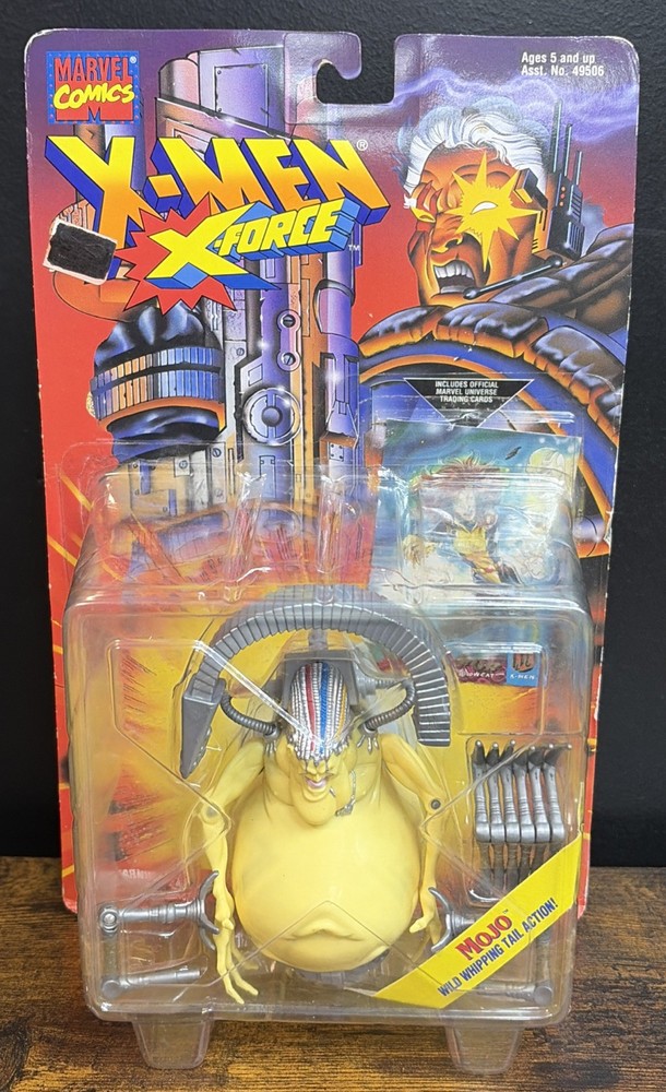 Marvel X-Men X-Force Mojo W/ Wild Whipping Tail Action 4″ Figure 1995 Toy Biz