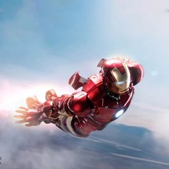 New ZD Toys Iron Man MK3, Illuminated Edition Action Figurine FGBMK3 Model Toy