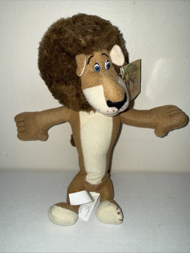 MADAGASCAR 8.5″ Alex Plush 2004 Hasbro