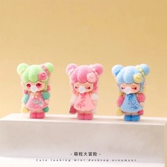 Traditional Oriental Plush Figure Blind Box Cute Decorative Collectible Toy Gift