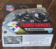 NFL Pittsburgh Steelers 2-in-1 Transformers (2025) STEELSMASH 5″ Figure! #G234