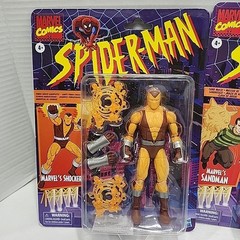 Marvel Legends Retro Sandman Shocker Chamaleon Spider-Man Animated 90 Figure Set