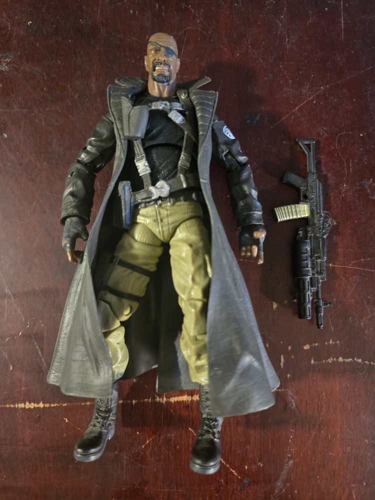 Marvel Legends ultimate Nick Fury loose incomplete