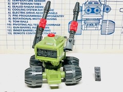 GI Joe 1983 PAC RAT Machine Gun Complete Remote Blueprints Vintage Hasbro ARAH