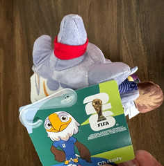 Jazwares FIFA® World Cup 2026 USA 8 Inch Plush Official Clutch™ Bald Eagle