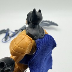 Batman Orange Yellow Black Blue Cape 4-Inch Wing Zip Action Figure DC Complete