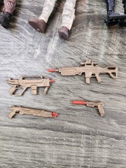 G.I. Joe Action Figures & Wepons Lot of 7 Mixed