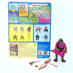 1988 TMNT Original Splinter with accessories and 10 card back – Pre-Owned