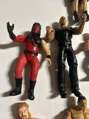 Lot of 10 WWE Wrestling Action Figures Mixed Wrestlers Mattel Jakks Vintage Toys
