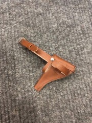 1/6 Custom Indiana Jones Harrison Ford Holster Brown Belt Gun for Action Figure