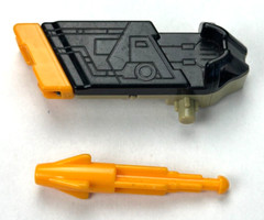 Power Rangers Time Force Megazord Shadow Red Left Shoulder Missile Launcher