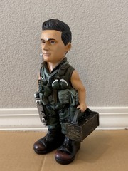 9.5” SD Commando John Matrix Resin Bank Statue Figurine Special Force Toy Figure