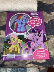 My Little Pony Book & Blocks With Playmate Age 3 And Up