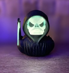 Grim Reaper Duck Red Face- Glows In The Dark