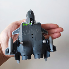 Q Version J-20 Fighter Jet Model, Alloy Military Aircraft, Collection Gift