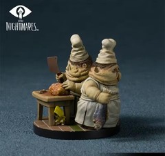 New Little Nightmares the Twin Chefs Model Action Figure Periphery (No Box)