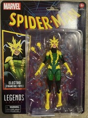 Spider-Man Marvel Legends Electro (Francine Frye) 6-Inch AF BY HASBRO
