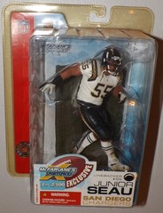 McFarlane SportsPicks 2003 Junior Seau San Diego Chargers 1 Of 2500 exclusive