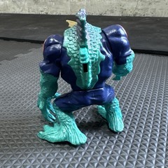 Vintage Street Sharks Slash Action Figure Complete 1994 Mattel Drill Nose Works