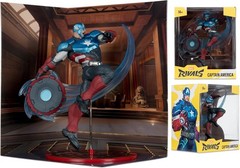 Marvel Rivals Collection 1/10 Actionfigur Captain America 20 cm