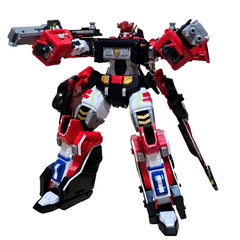 Metal Cardbot W Season 3 BLAION Fire Truck Transforming Robot Toy SAMG Fast Ship