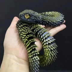 3D Printed Snake Articulated Viper Fidget Decor Toy Office Desk Toys Cobra