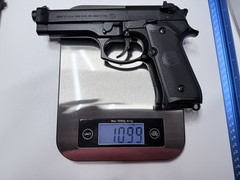 1:1 M92A1 Beretta Model full Metal Toy Gun Huge 92fs pistol collectible 2lbs