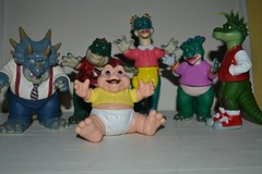 Vintage 1990s lot 6 Disney Dinosaurs TV Show Sinclair Family Figures Jim Henson