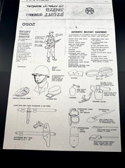 Marx Johnny West (Stony Smith) Cavalry 1st Issue EQUIPMENT MANUAL (Copy) 2050
