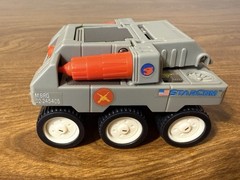 Vintage 1986 Starcom M-6 Railgunner With Captain Rick Ruffing & Visor