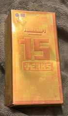 Mattel Minecraft 15 Years-Diamond Level Limited Edition 1 Figure, 2 Accessories