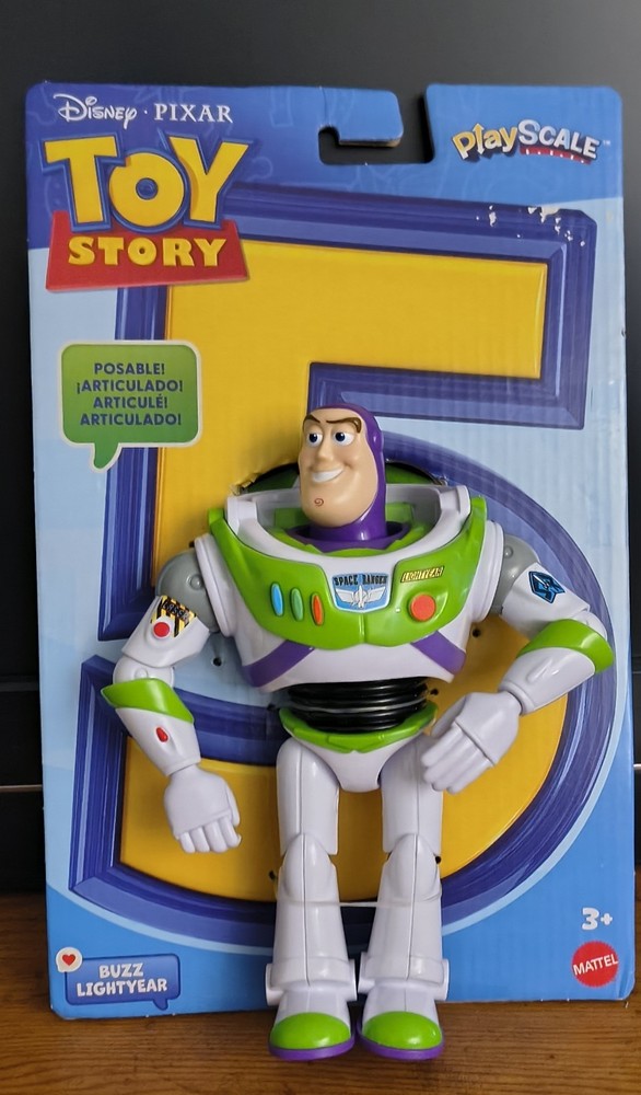 Disney Pixar Toy Story 5 PlayScale Hi-Tech 7″ Buzz Lightyear Figure Mattel NIP