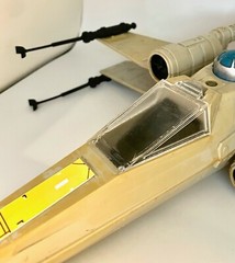 Vintage Star Wars Kenner X Wing Canopy & Laser Cannons Set Repro 1978 X-Wing