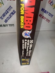 1986 Rambo Toys For Bikes 3-D Bike Shield Includes Pistol Headband Stallone 🔥