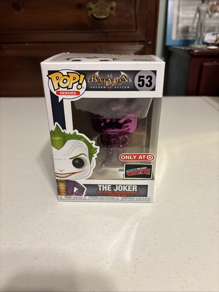 Funko Pop! Games: Batman: Arkham Asylum – The Joker (Purple) (Chrome) Vinyl…