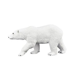 Polar Bear Wildlife Toy Figure 10.5 cm Length Approx Mojo Fun 387183