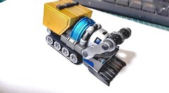Red Alert 2 Inspired Allied Ore Miner Resin Print