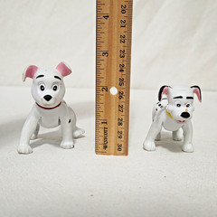 Just Toys Bend-Ems 101 Dalmatians lot of 6 bendy toys (with marks/wear)