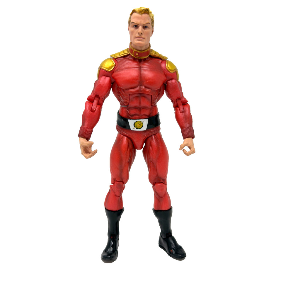 NECA Flash Gordon Action Figure Defenders of the Earth Red Gold Uniform 7 Inch