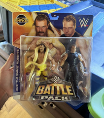 WWE Battle Pack Jake “The Snake” Roberts & Dean Ambrose Boxed w/ Snake