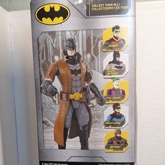 Spin Master DC Batman Action Figure Brown Coat Gray Brown Black Yellow Ages 3+