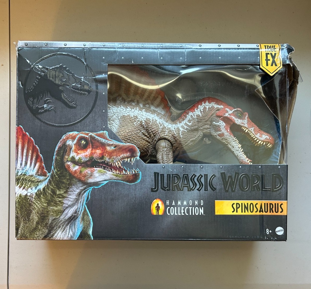 Mattel Jurassic World Hammond Collection Spinosaurus Jurassic World DAMAGED BOX