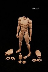 1/6 Male Narrow Shoulders Muscular Joint Body For 12” Action Figure Model Doll