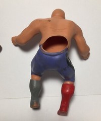 Titan Sports LJN 1985 Iron Sheik & Junkyard Dog Figure WWF Thumb Wrestler Lot