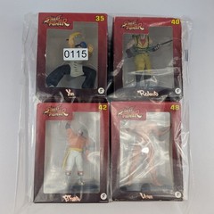 Fanhome Street Fighter Figures Lot Of 4 Yun 35 Urien 48 Rolento 40 El Fuerte 42