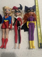 Nice Lot of 5 Mattel DC Super Hero Girls 11 Inch Doll Figure Free Ship in USA