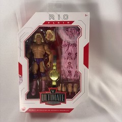 New/Sealed Ric Flair Ultimate Edition WWE 2021 Figure purple pink big gold robe