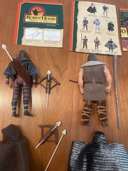 Vintage 1991 Kenner Robin Hood Prince of Thieves Action Figure & Accessories-6!