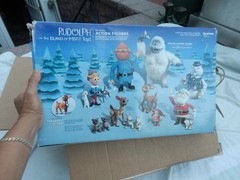 Playing Mantis RUDOLPH AND THE ISLAND OF MISFIT TOYS Figure 12 pc Boxed Set 2001